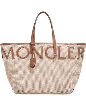 Moncler Very Large Shopper Bag - Natural