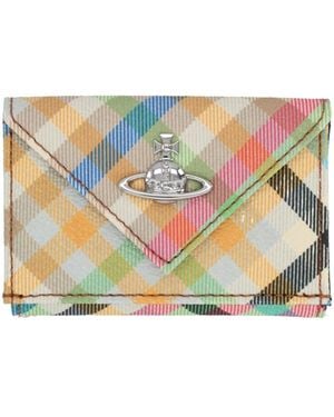Vivienne Westwood Check Pattern Wallet - Multicolour