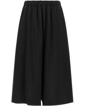 Comme des Garçons Comme Des Garçons Wide Leg Trousers - Black