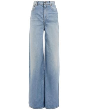 Chloé Chloé High Waisted Wide-Leg Jeans - Blue
