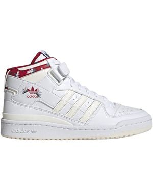 adidas Originals Originals Floral Mid Strap Sneaker - White