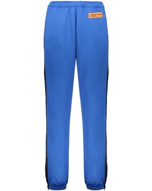 Heron Preston Logo Side-Stripe Track Trousers - Blue