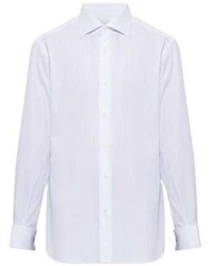 Brioni Long-Sleeved Shirt - White