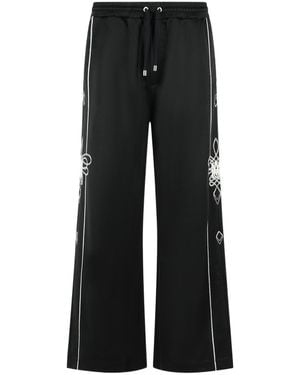 Amiri Elastic-Waist Athletic Pants - Black