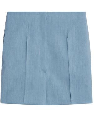 Sportmax Adorato Pleat Detailed Shorts - Blue