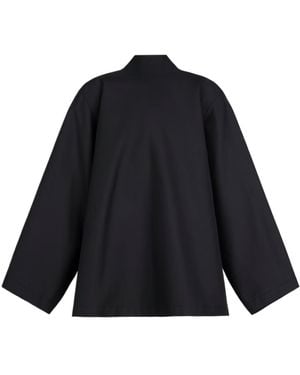Alaïa Tie-Back Jacket - Blue