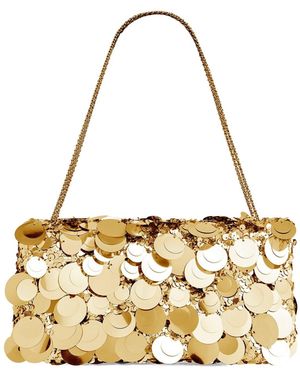 Rabanne Sparkle Baguette Bag - Metallic