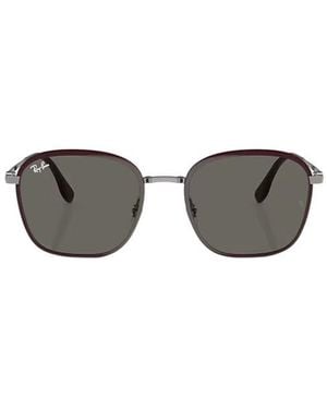 Ray-Ban Square Frame Sunglasses - Metallic
