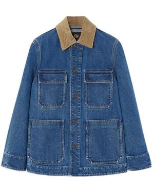 Loro Piana Dean Field Denim Jacket - Blue