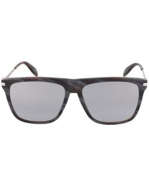 McQueen Oval Sunglasses - White