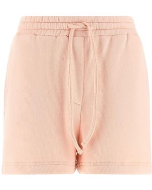 Dolce & Gabbana Logo Patch Shorts - Pink