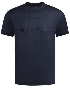 Emporio Armani Short-Sleeved T-Shirt - Blue