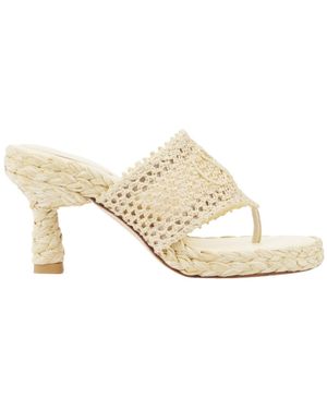 Chloé 95Mm Isla Sandals - White