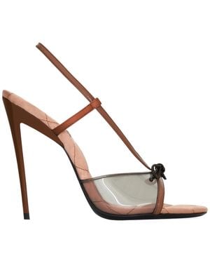 Saint Laurent Jean High-Heeled Sandals - Multicolor