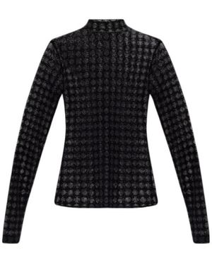 Amiri Ma Quad Flocked Top - Black