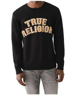True Religion Long-Sleeved Sweater - Black