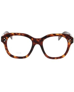Celine Square Glasses - White
