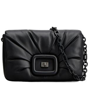 Roger Vivier Viv' Choc Shoulder Bag - Black