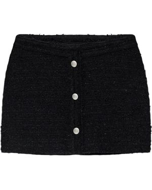 MISBHV Bouclé Mini Skirt - Black