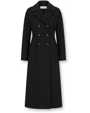 Dior Double-Breasted Coat - Black