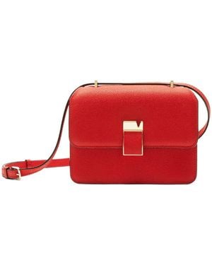 Valextra Nolo Mini Crossbody Bag - Red