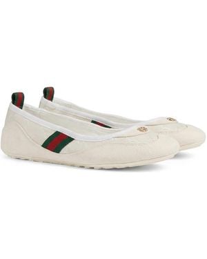 Gucci Shift Ballerina - Natural