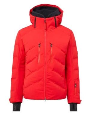 Bogner Jervis-D Hooded Down Ski Jacket - Red