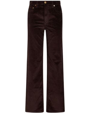 Rag & Bone Solid Color Casual Pants - Brown