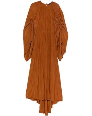 Lanvin Long Sleeve Dress - Brown