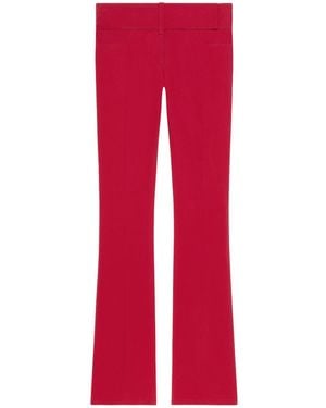Courreges Bootcut Trousers - Red