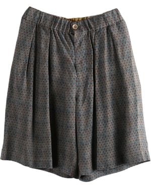 Uma Wang Elastic Waist Shorts - Grey