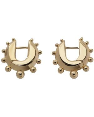 Phoebe Philo Hoop Earrings - Metallic