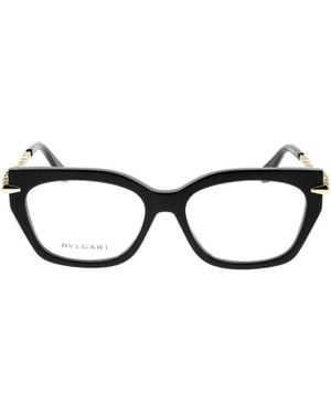 BVLGARI Bulgari Butterfly Frame Glasses - White