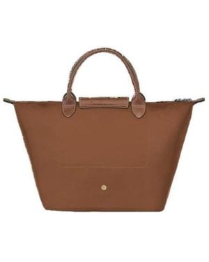 Longchamp Le Pliage Medium Top Handle Bag - Brown