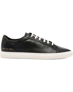 Common Projects Lace-Up Sneakers - Black