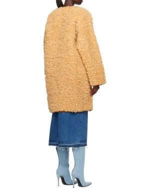 Stand Studio Paola Cashmere Long-Sleeved Coat - Blue