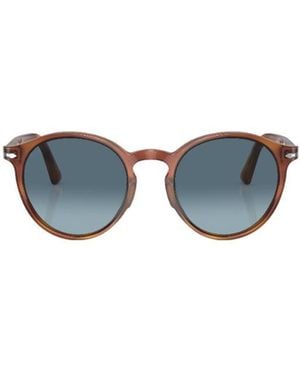 Persol Round Frame Sunglasses - Blue