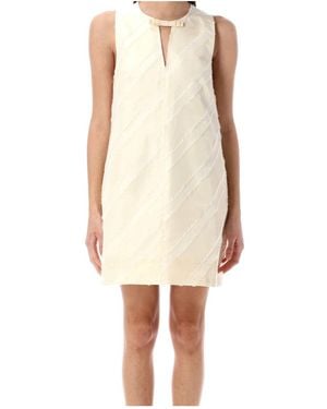 Ganni Sleeveless Dress - Natural