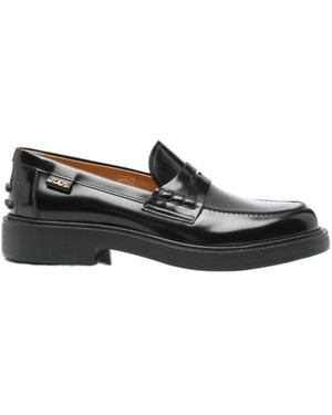 Tod's Penny-Strap Leather Loafers - Black