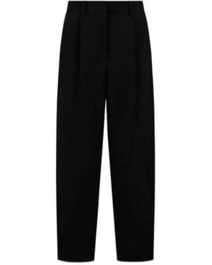 Herno Laminar High-Waist Wide-Leg Pants - Black