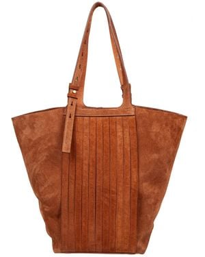 Golden Goose Fringed Tote Bag - Brown