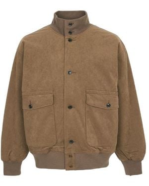 Nanamica Stand-Up Collar Jacket - Brown