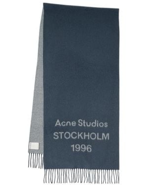 Acne Studios 1996 Wool Scarf - Blue