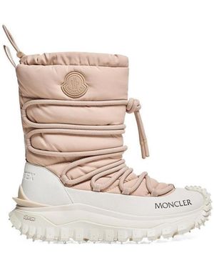 Moncler Trailgrip Apres High Boots - White