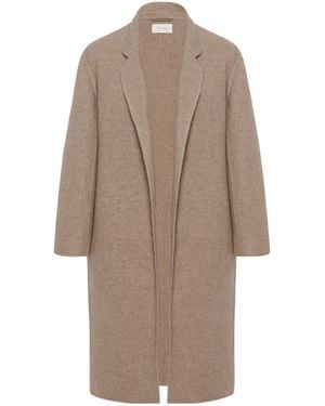 The Row Fedra Open Front Coat - Brown