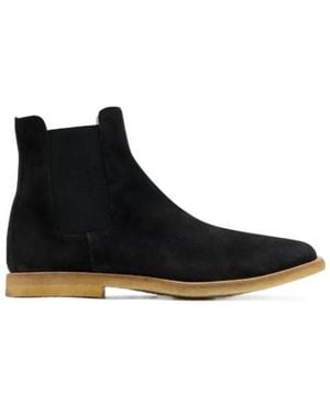 Common Projects Suede Chelsea Boots - Black