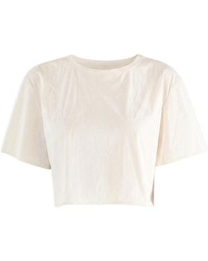 Amomento Padded Jersey Top - White