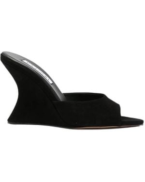 Aquazzura Pointed-Toe High-Heeled Sandals - Black