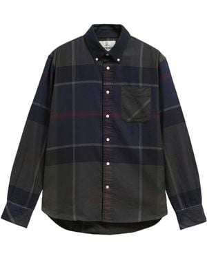Barbour Tartan Check Long Sleeve Shirt - Blue