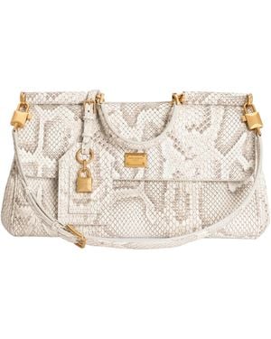 Dolce & Gabbana Flap Shoulder Bag - Natural